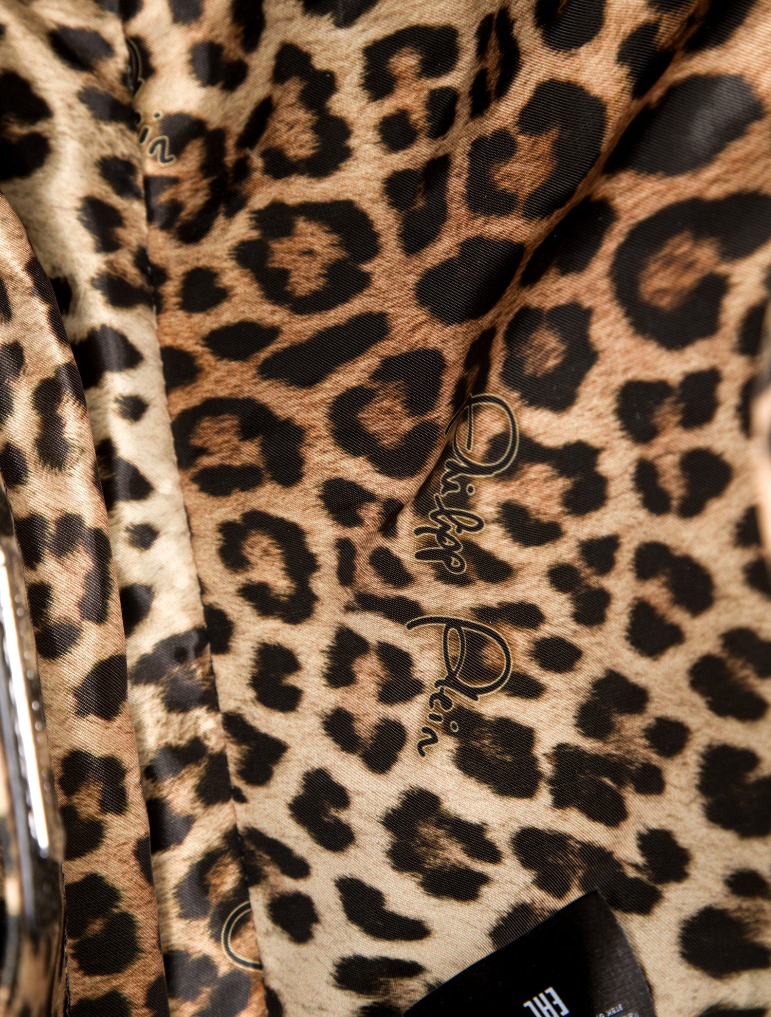 Philipp Plein Snakeskin Clutch