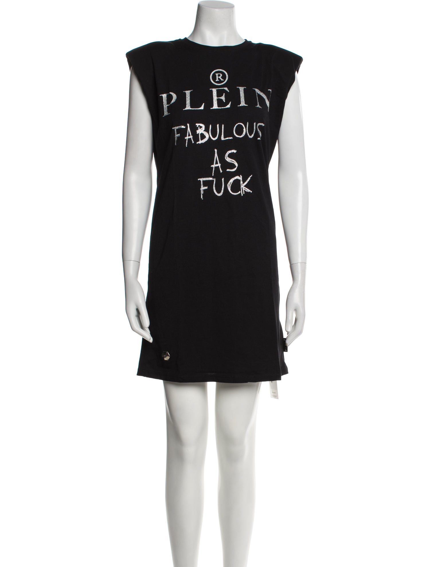 Philipp Plein Graphic Print Mini Dress