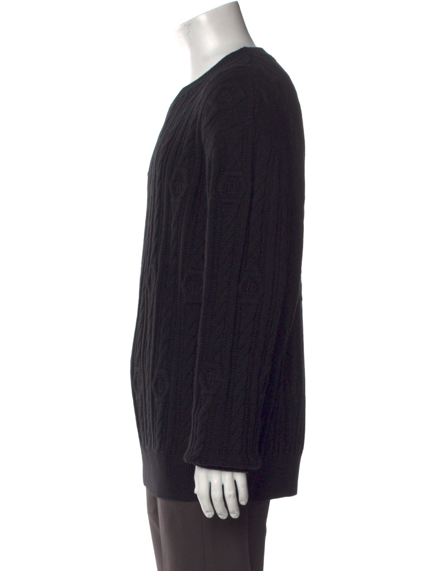 Philipp Plein Wool Crew Neck Pullover w/ Tags