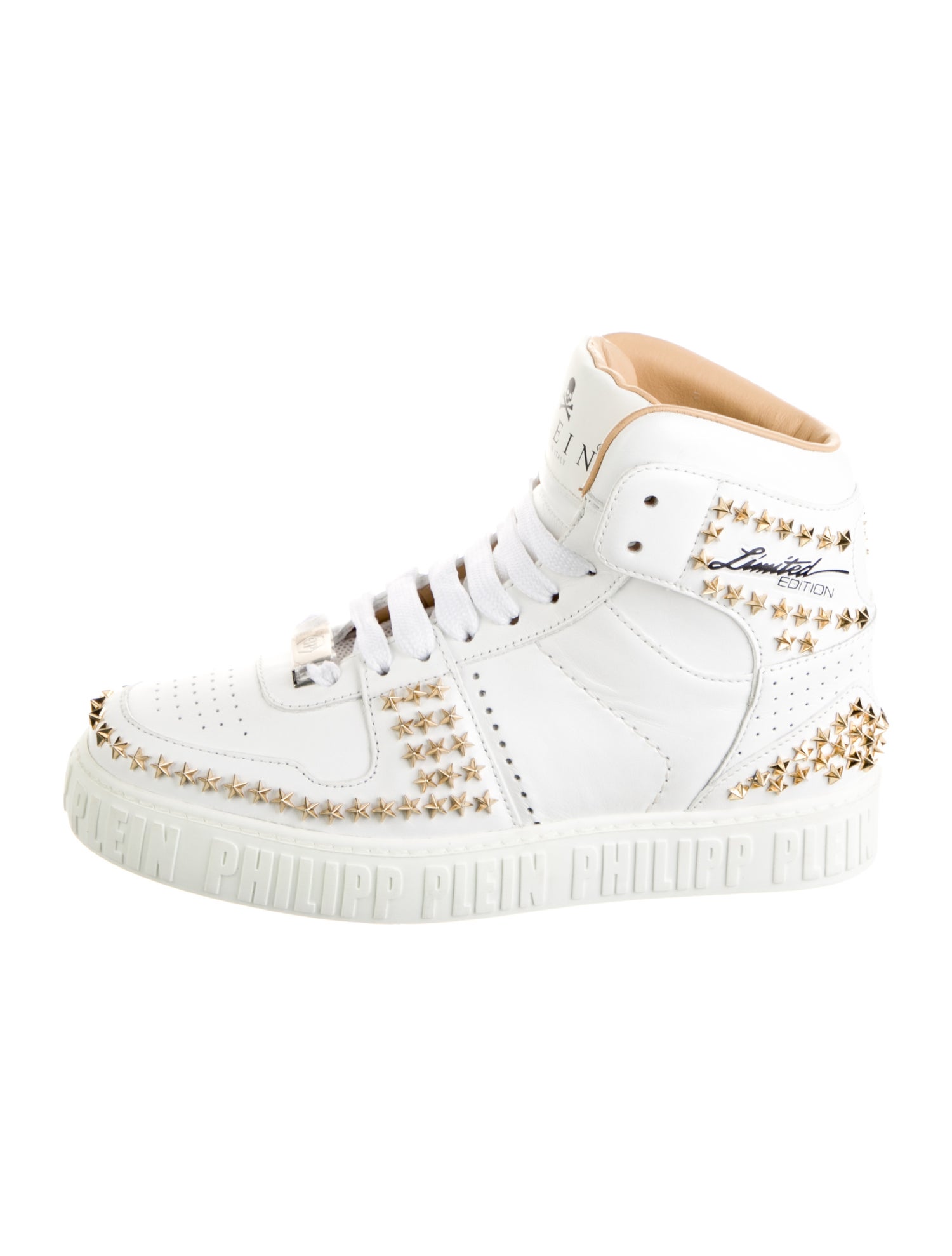 Philipp Plein Leather Sneakers