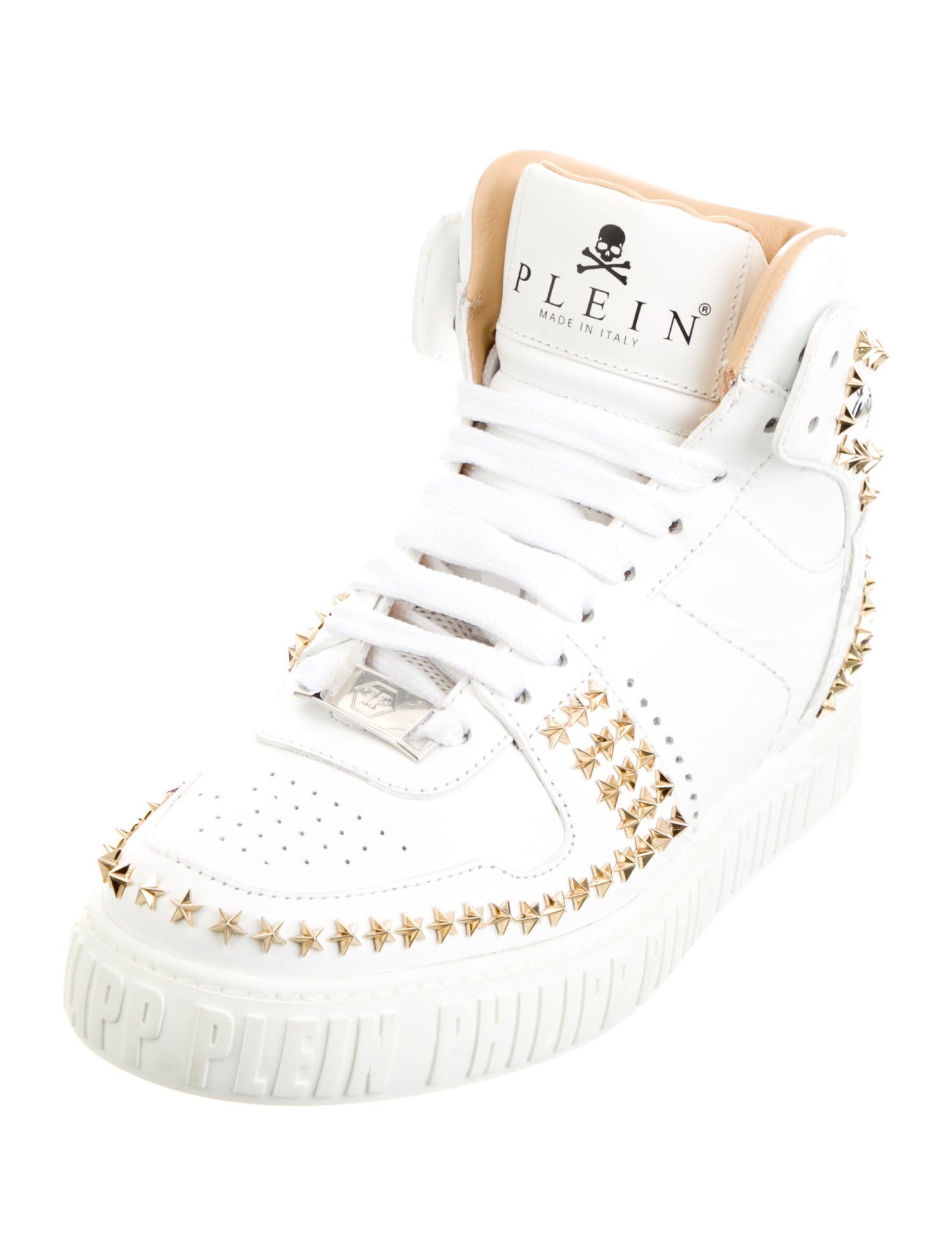 Philipp Plein Leather Sneakers