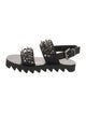 Philipp Plein Leather Sandals