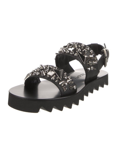 Philipp Plein Leather Sandals