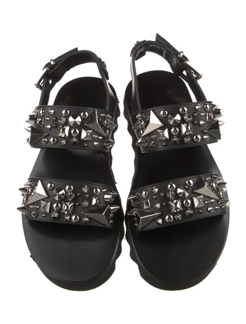 Philipp Plein Leather Sandals