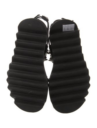 Philipp Plein Leather Sandals