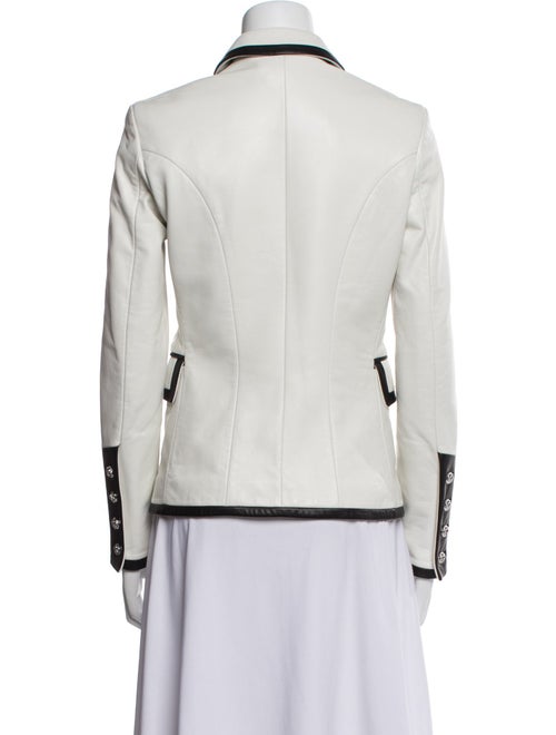 Philipp Plein Lamb Leather Blazer