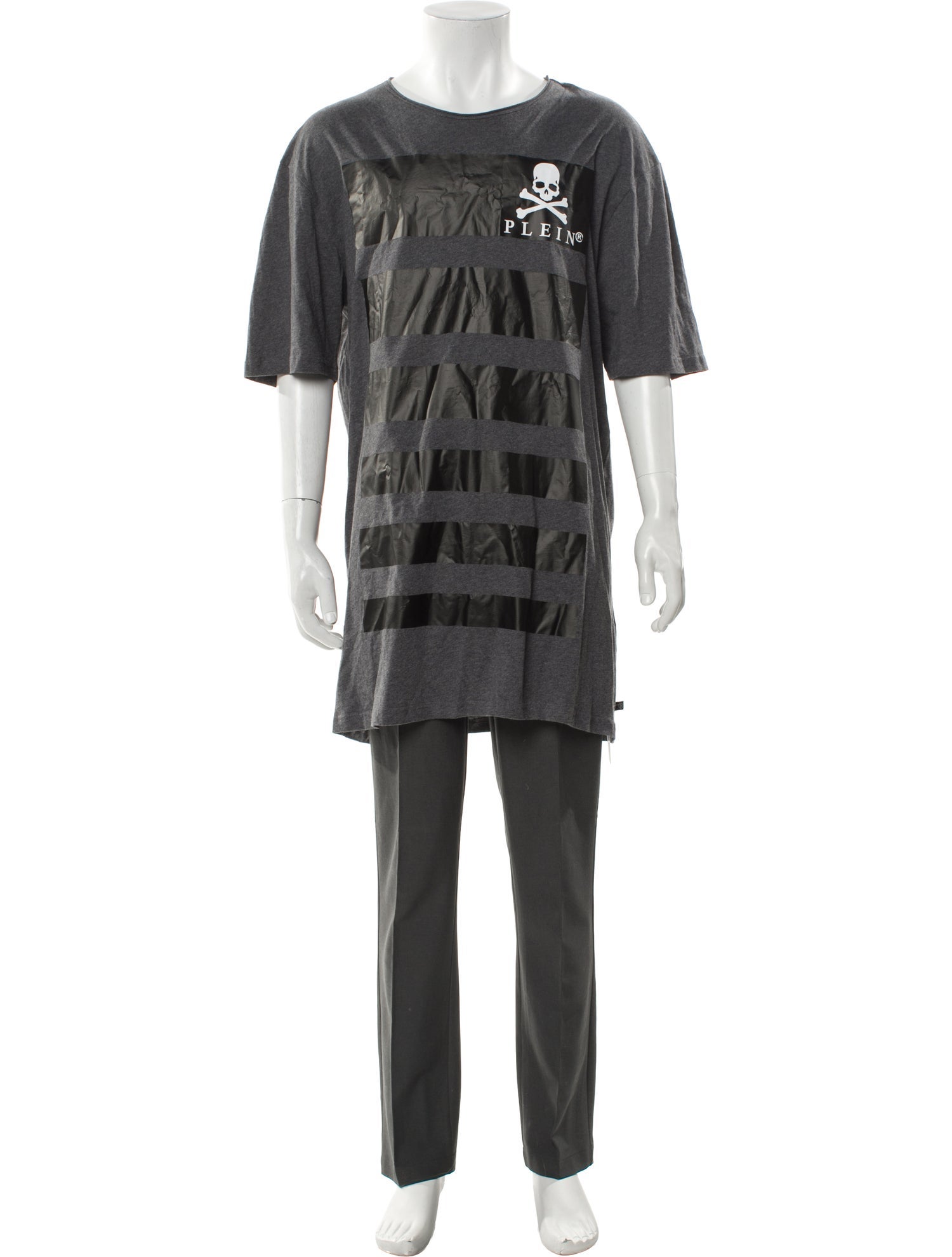 Philipp Plein Graphic Print Crew Neck T-Shirt w/ Tags