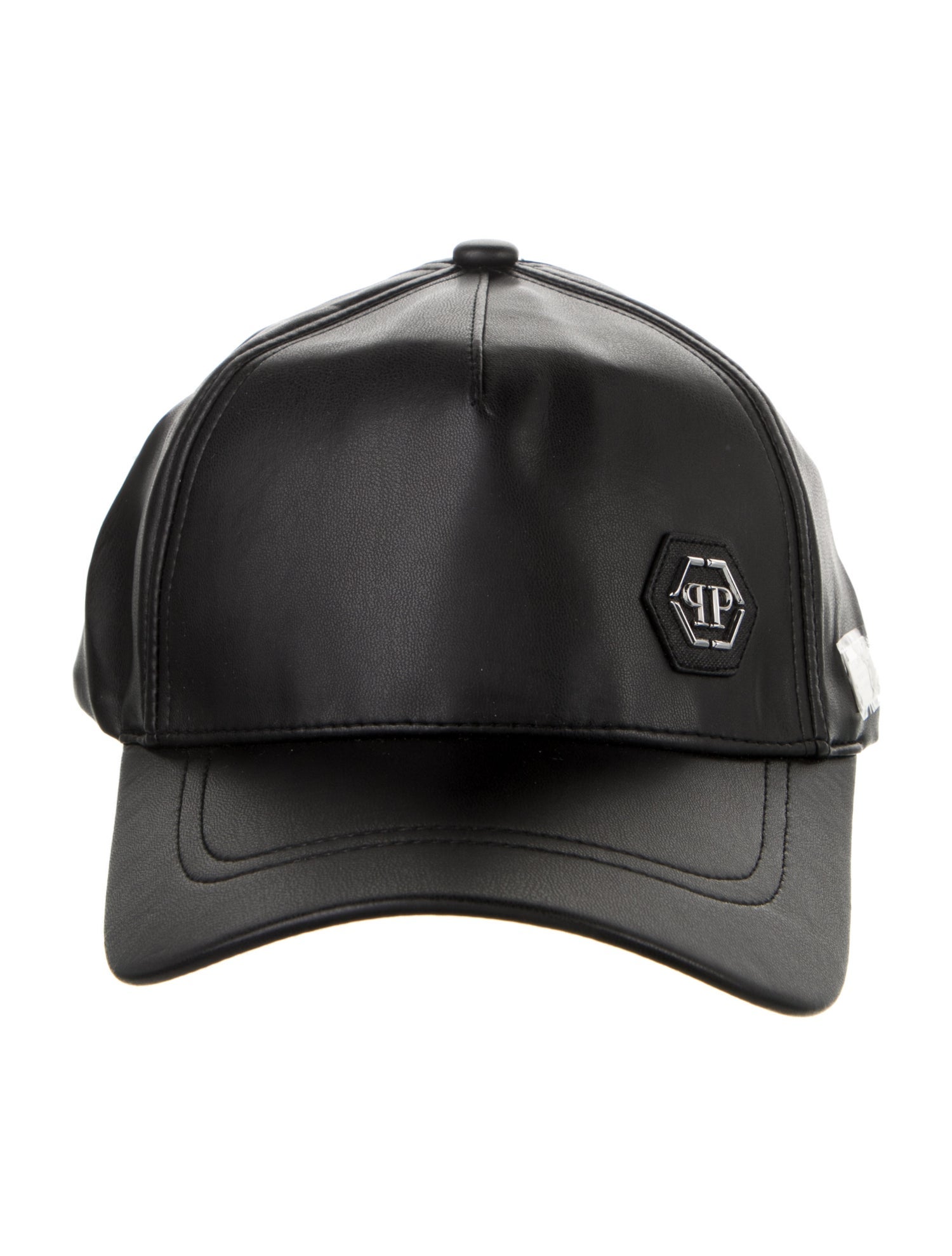 Philipp Plein Leather Baseball Hat