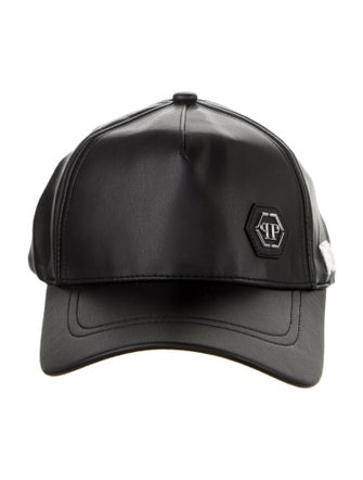 Philipp Plein Leather Baseball Hat