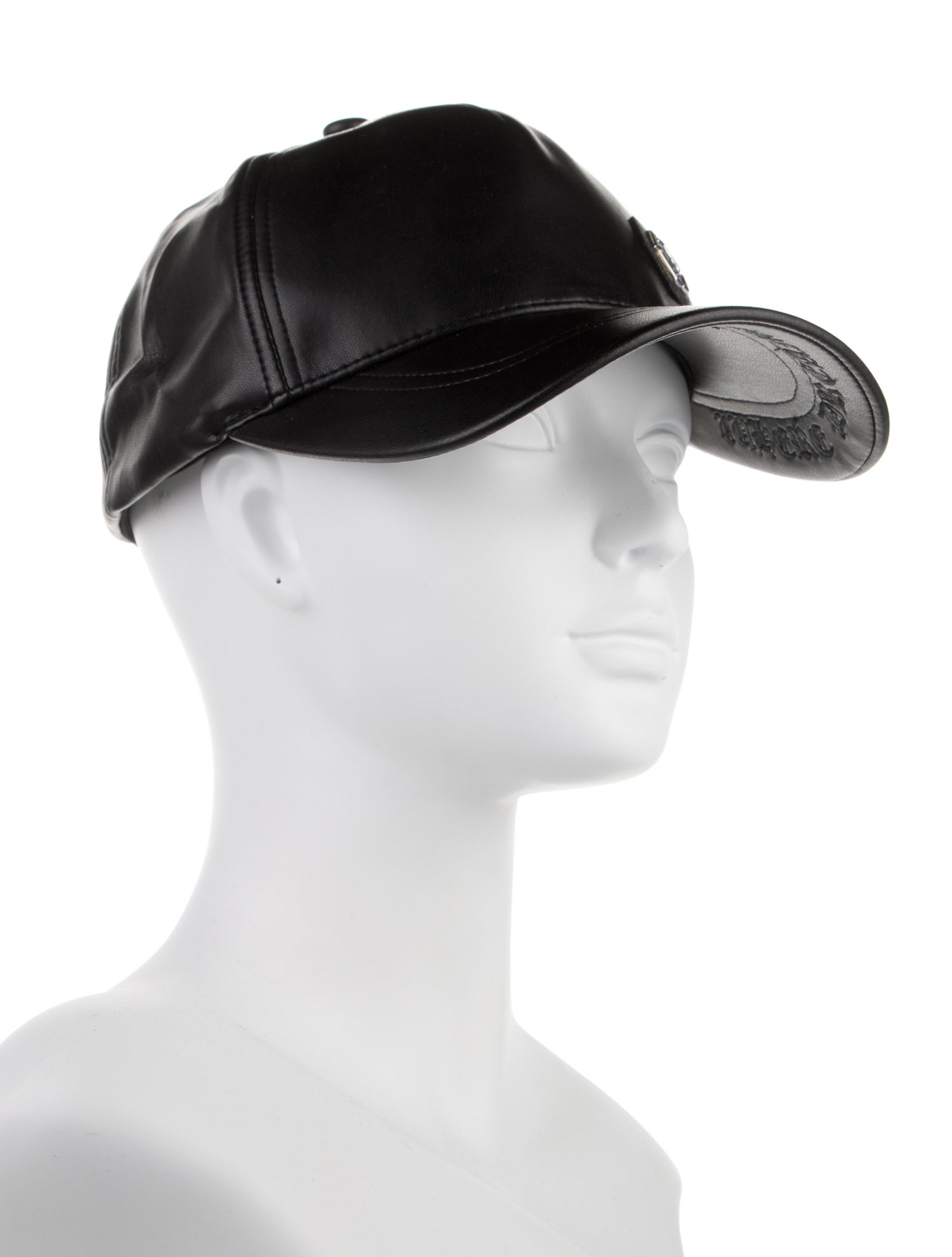 Philipp Plein Leather Baseball Hat