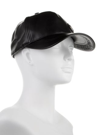 Philipp Plein Leather Baseball Hat
