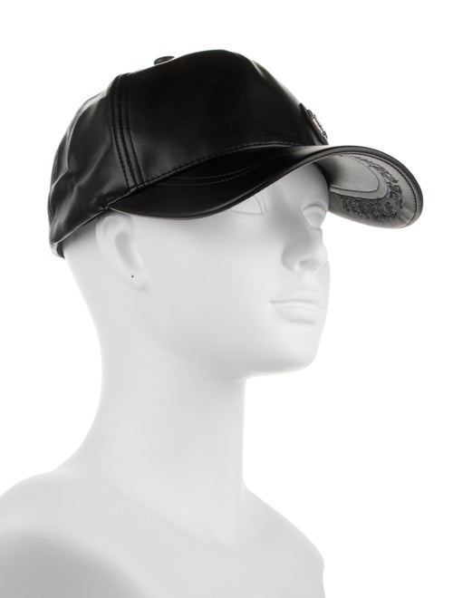 Philipp Plein Leather Baseball Hat