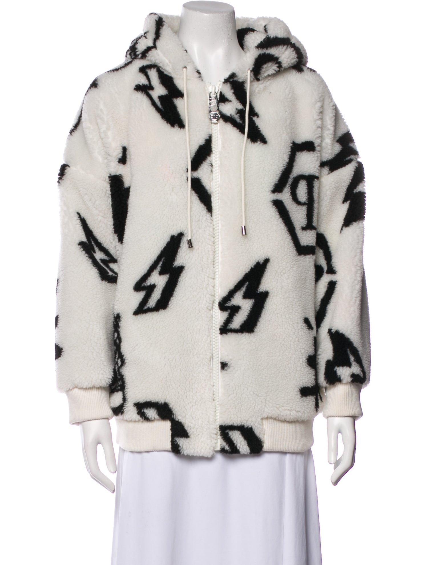 Philipp Plein Printed Faux Fur Jacket w/ Tags