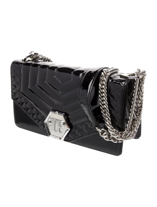 Philipp Plein Patent Leather Shoulder Bag