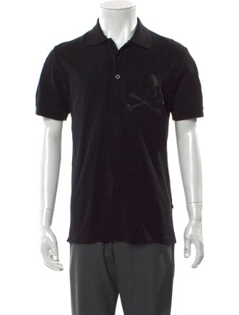 Philipp Plein Collar Short Sleeve Polo Shirt
