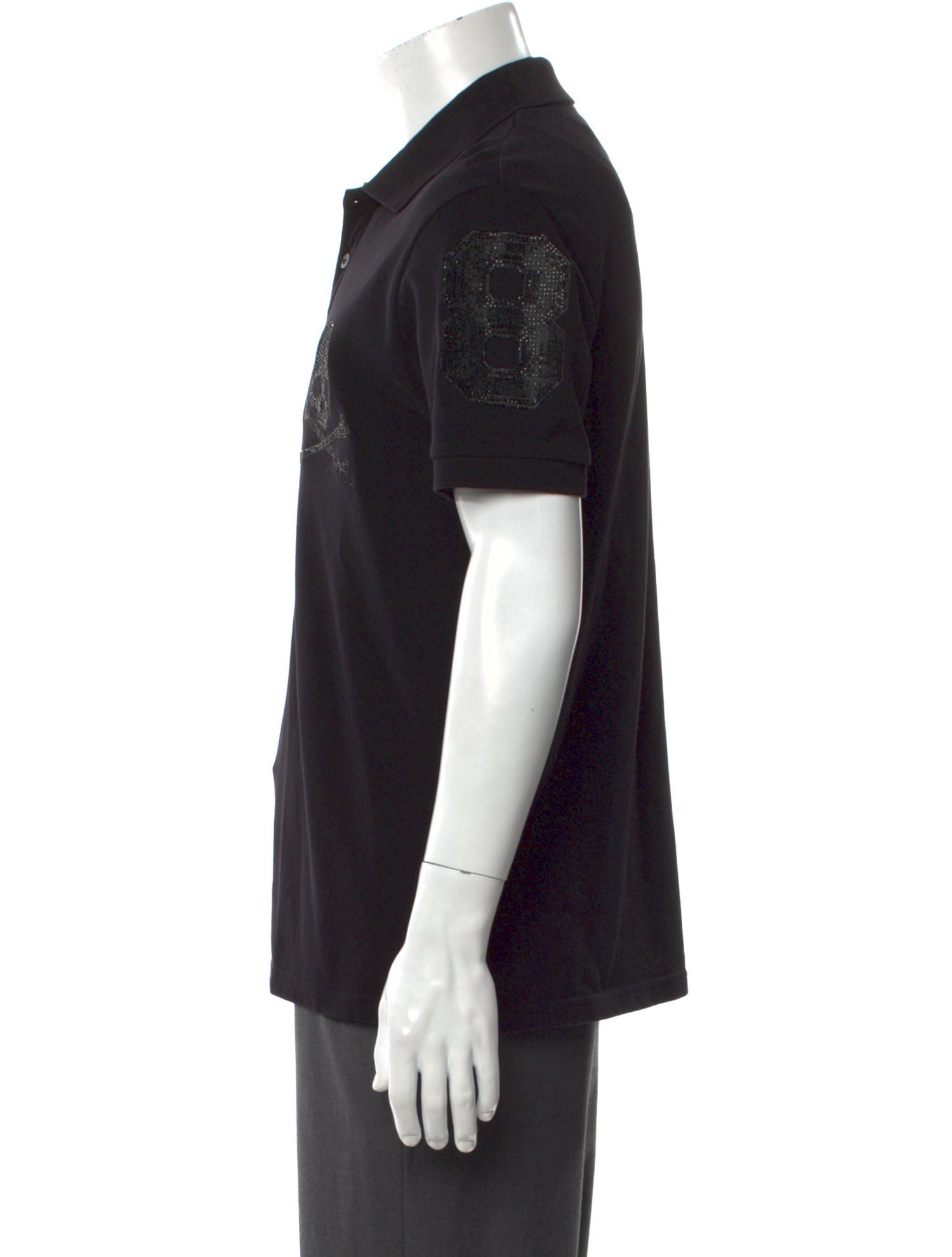 Philipp Plein Collar Short Sleeve Polo Shirt