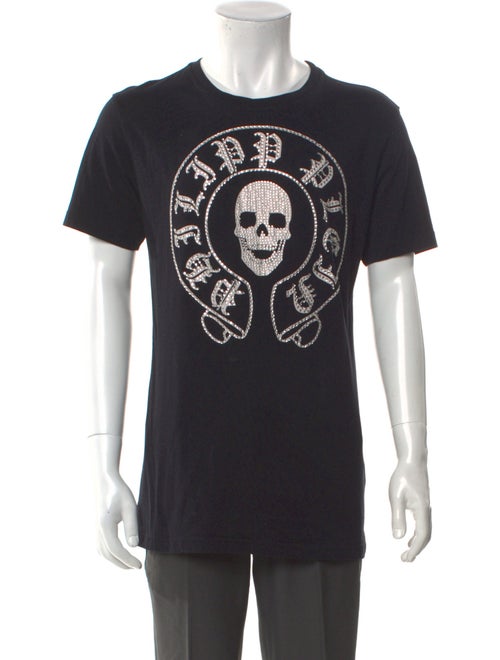 Philipp Plein Graphic Print Crew Neck T-Shirt