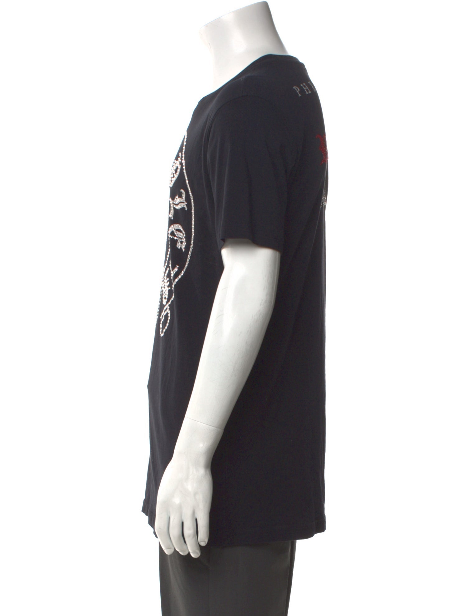 Philipp Plein Graphic Print Crew Neck T-Shirt