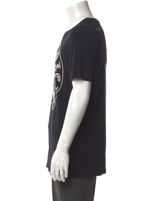 Philipp Plein Graphic Print Crew Neck T-Shirt