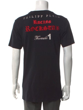 Philipp Plein Graphic Print Crew Neck T-Shirt