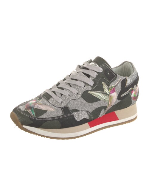 Philipp Plein Leather Printed Sneakers