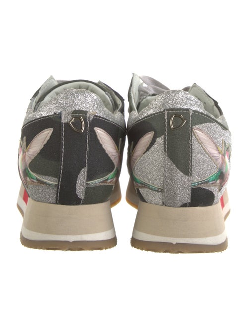 Philipp Plein Leather Printed Sneakers
