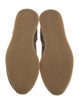 Philipp Plein Leather Printed Sneakers