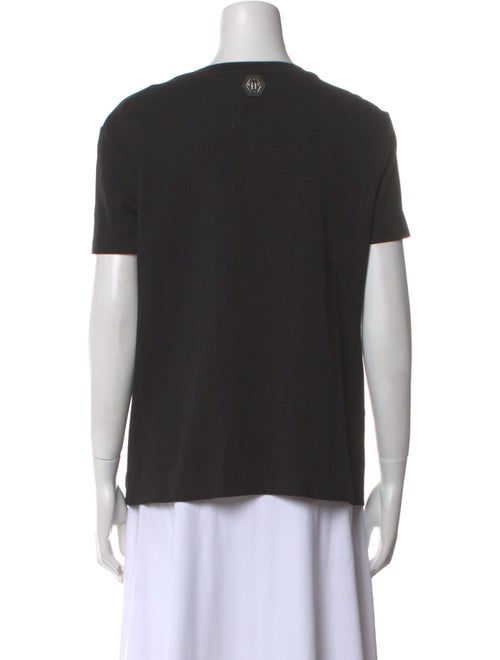 Philipp Plein Graphic Print Scoop Neck T-Shirt