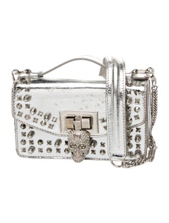 Philipp Plein Leather Crossbody Bag