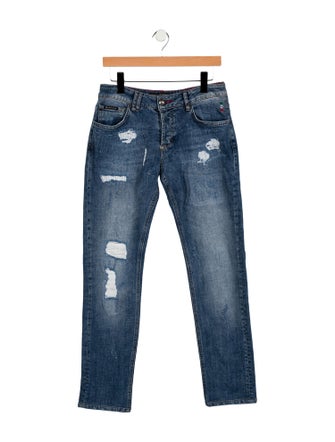 Philipp Plein Mid-Rise Skinny Leg Jeans
