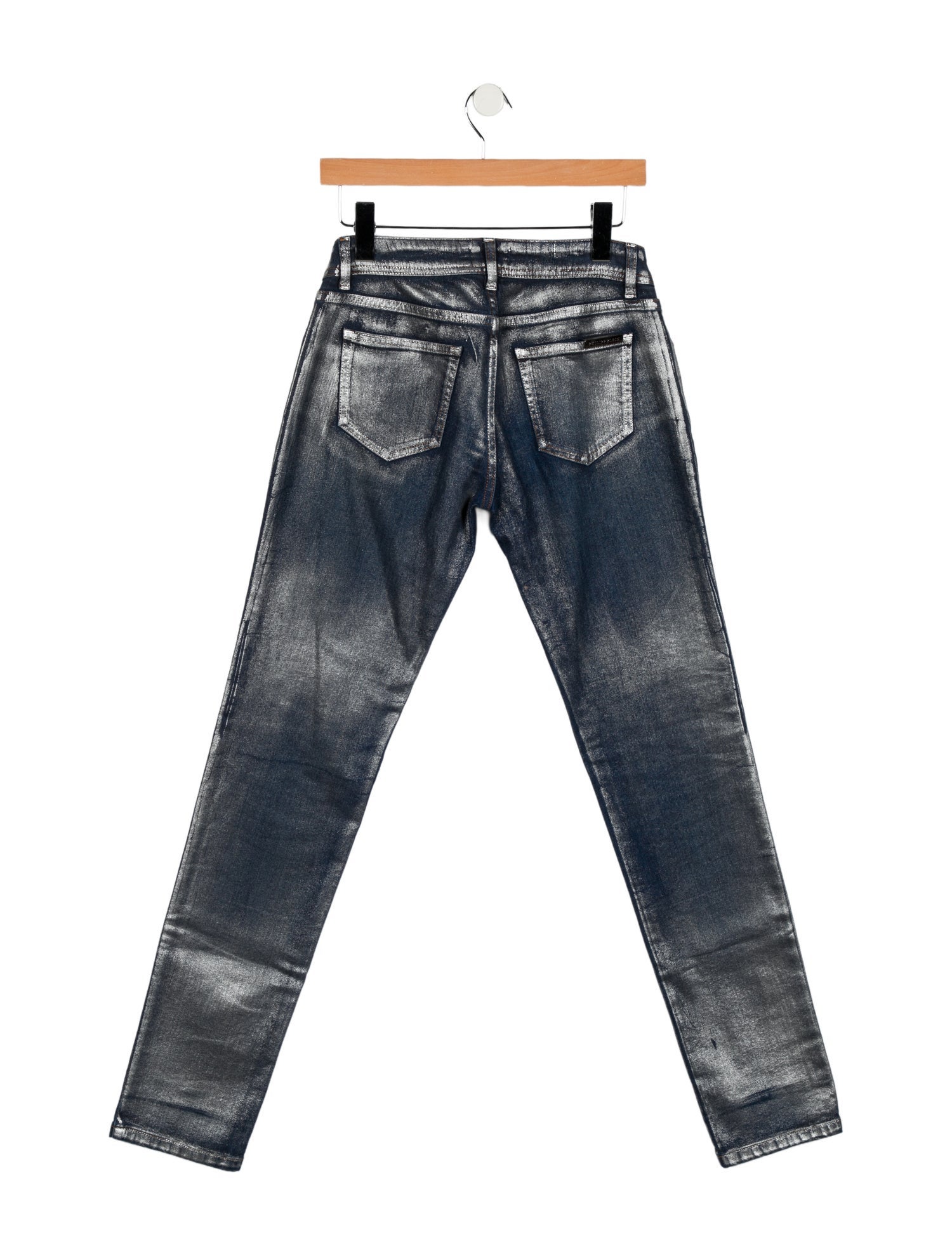 Philipp Plein Low-Rise Straight Leg Jeans