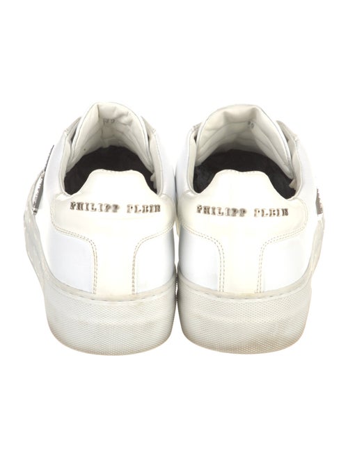 Philipp Plein Leather Studded Accents Sneakers