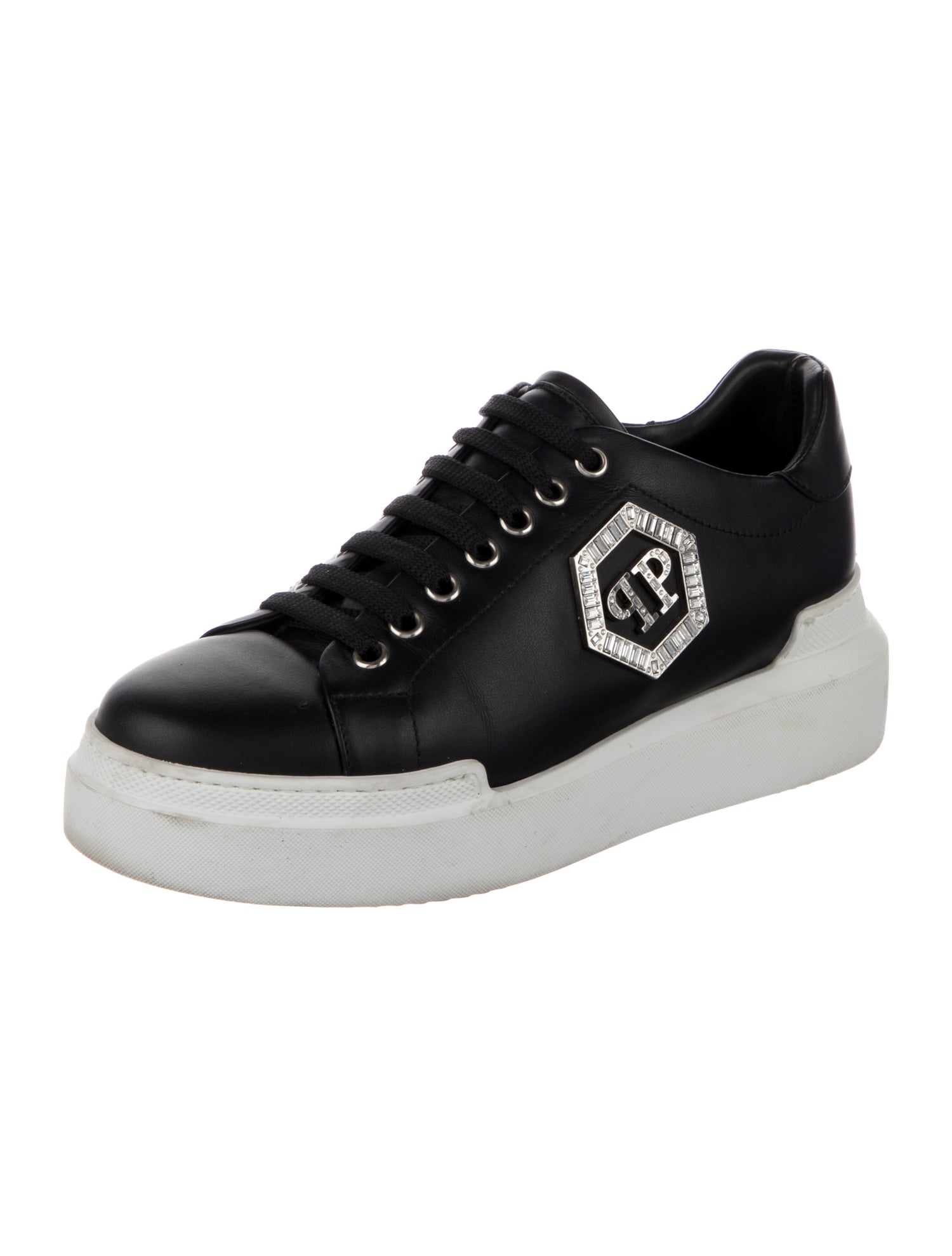 Philipp Plein Leather Sneakers