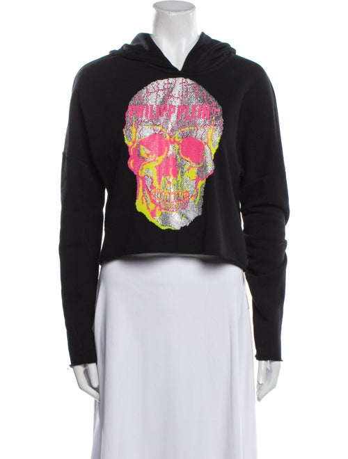 Philipp Plein Graphic Print Crew Neck Hoodie