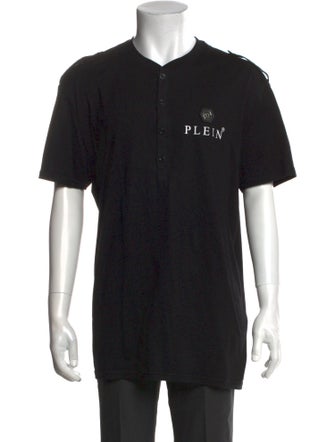 Philipp Plein Graphic Print Short Sleeve Shirt