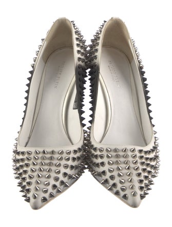 Philipp Plein Leather Studded Accents Pumps