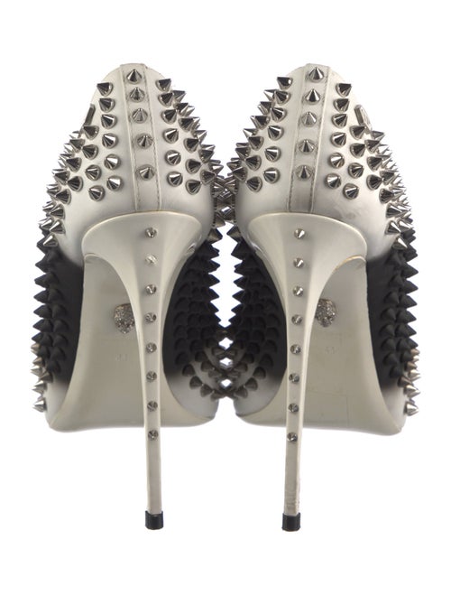 Philipp Plein Leather Studded Accents Pumps