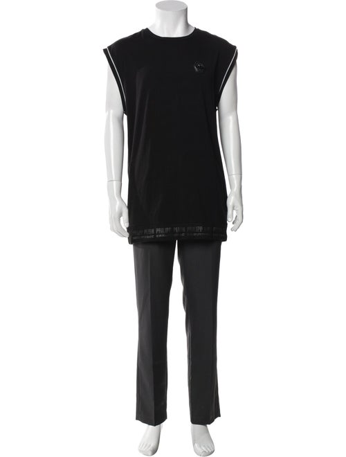 Philipp Plein Striped Crew Neck T-Shirt