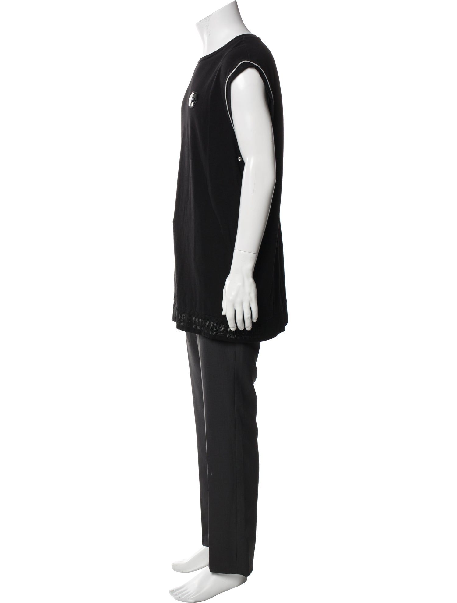 Philipp Plein Striped Crew Neck T-Shirt