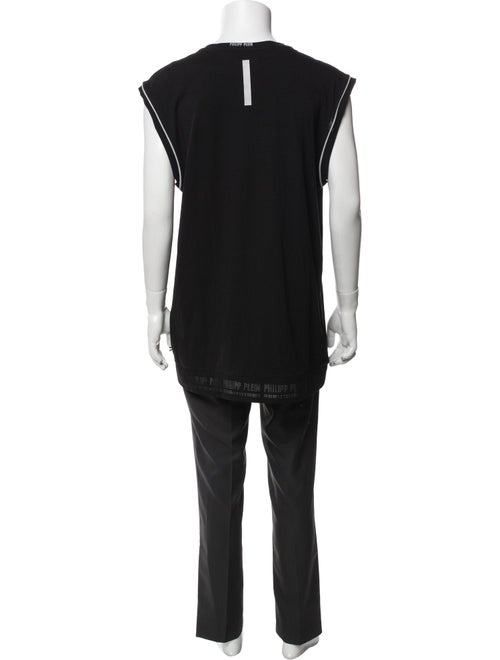 Philipp Plein Striped Crew Neck T-Shirt