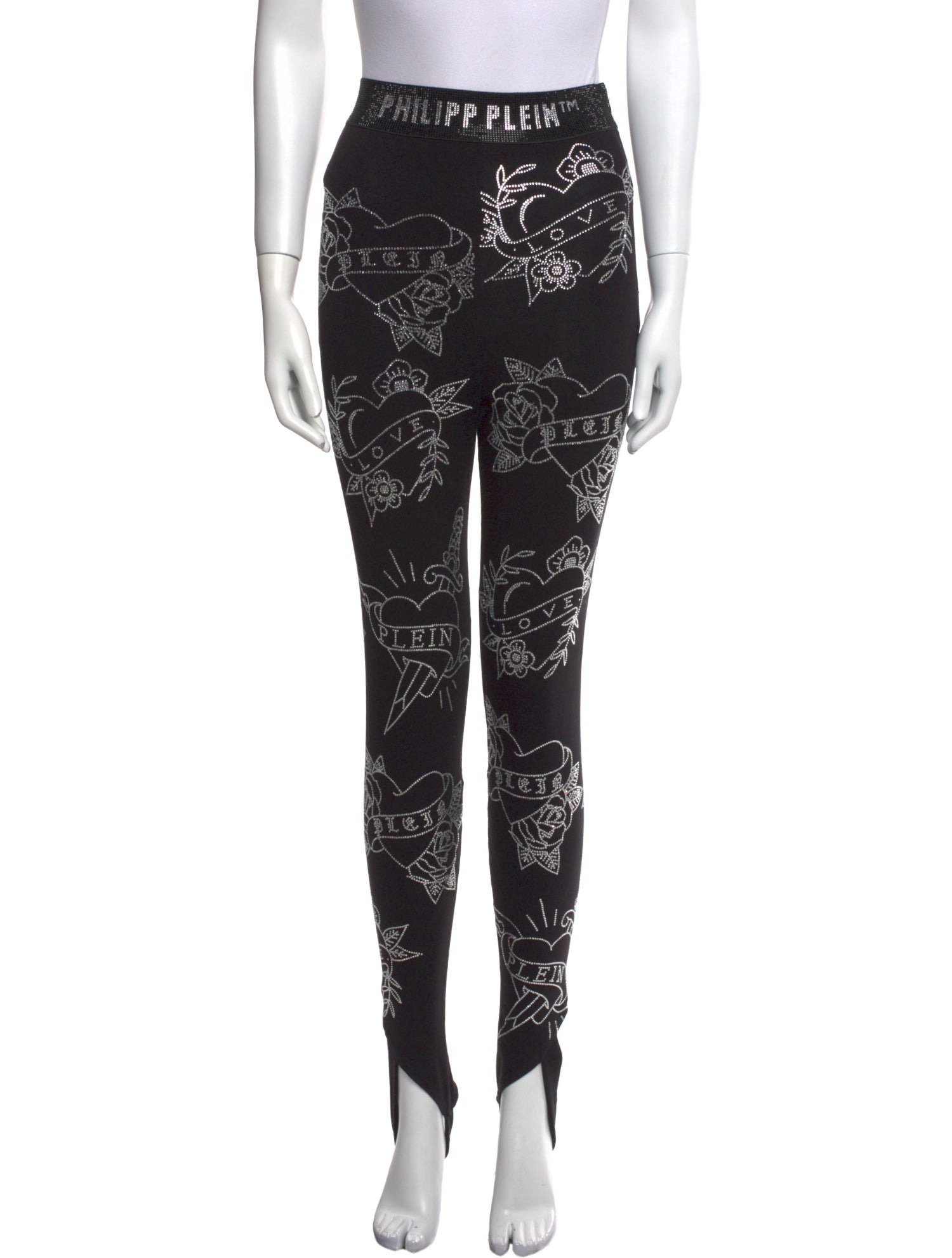 Philipp Plein Tattoo Skinny Leg Pants