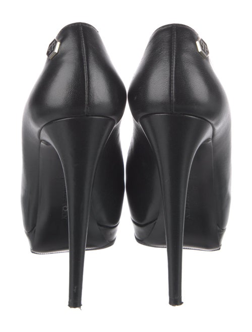 Philipp Plein Skull Leather Pumps