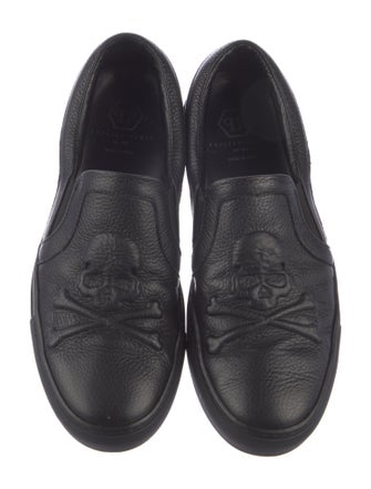 Philipp Plein Leather Loafers