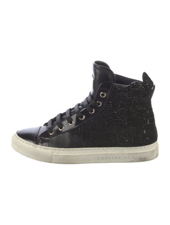 Philipp Plein Leather Sneakers