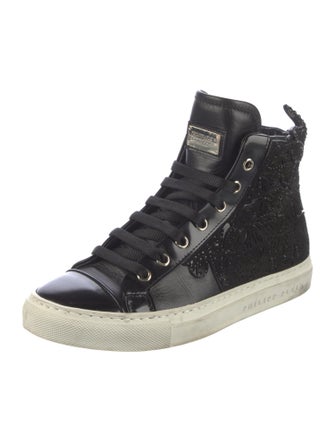 Philipp Plein Leather Sneakers
