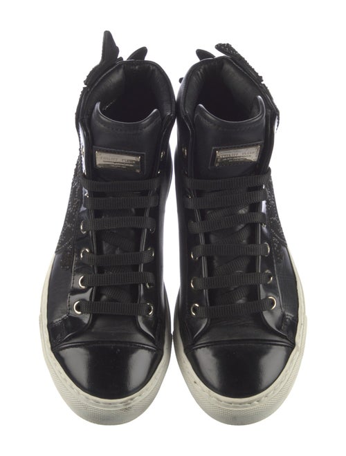Philipp Plein Leather Sneakers