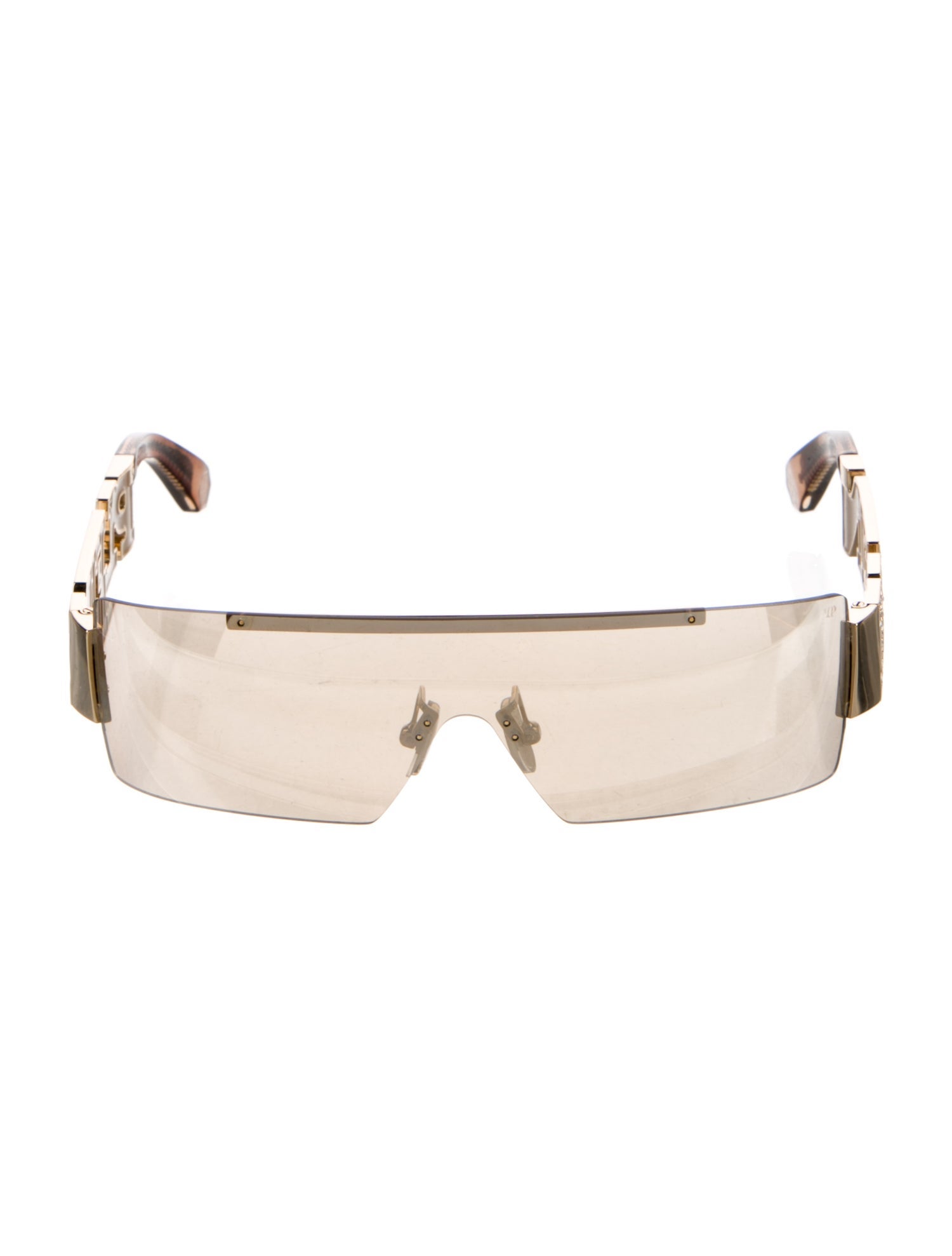 Philipp Plein Shield Tinted Sunglasses