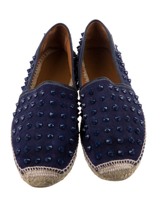 Philipp Plein Suede Studded Accents Espadrilles