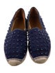 Philipp Plein Suede Studded Accents Espadrilles