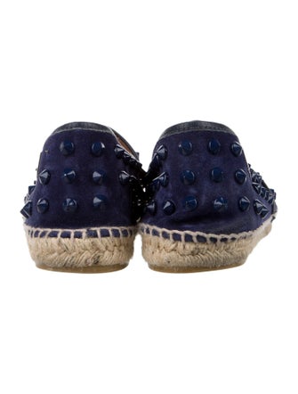 Philipp Plein Suede Studded Accents Espadrilles